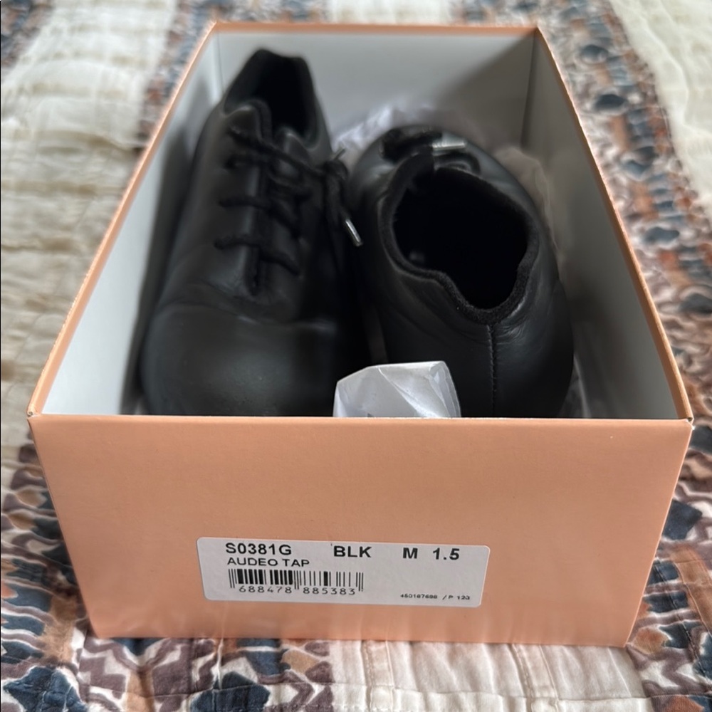 Bloch Audeo 0381G Black Leather Tap Shoes